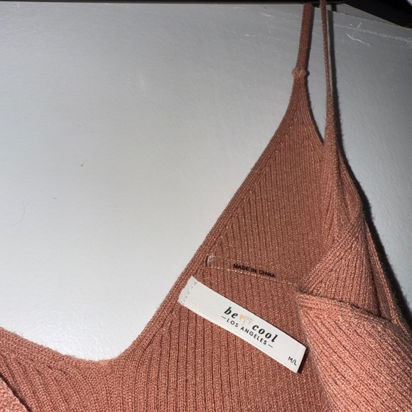 2/$15 BE COOL Brown Sleeveless Crop Camisole - Picture 4 of 4